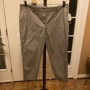 Talbots Soft Gray Chinos - Ankle Length